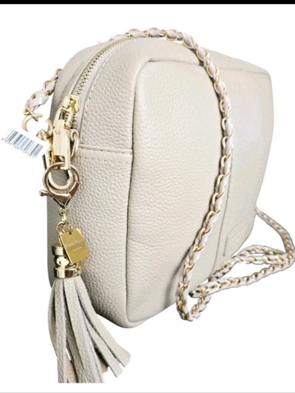 Pom Pom London City Plus Bag - Stone
